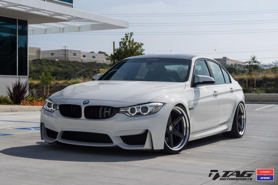  BMW M3 Sedan on Vossen Wheels (VWS-3) 2016 года  (фото 13 из 16)